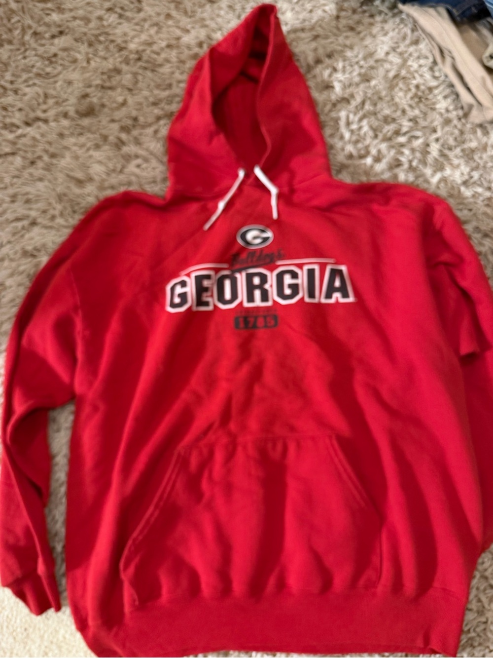 Jerzees Red Georgia Pullover Hoodie